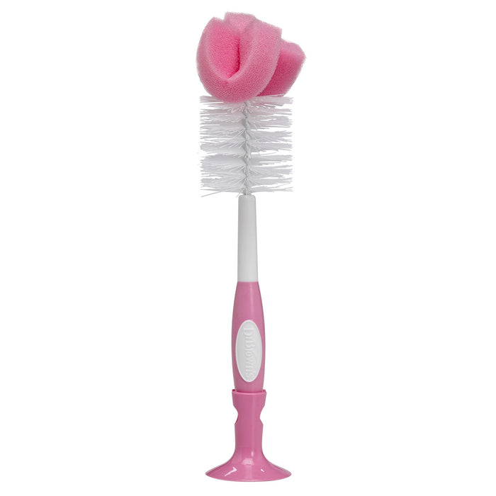 Dr Brown's Natural Flow Bottle and Teat Brush - Pink