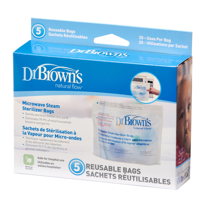 Dr Brown's Microwave Steam Steriliser Bags